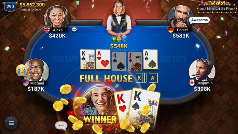 Chơi game bài poker online tại Xo88 giúp người chơi rèn luyện kỹ năng và phát triển chiến lược