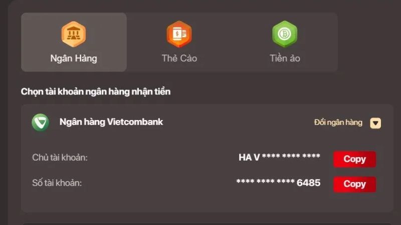 Xo88 sẽ đưa ra một ngưỡng số dư tối thiểu cần có trong tài khoản mới có thể thực hiện rút tiền